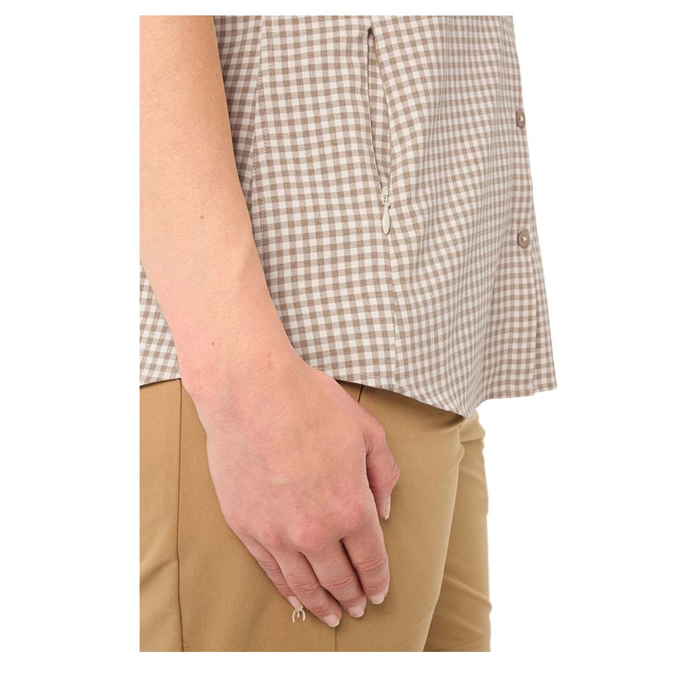 VAUDE Seiland Shirt III Women - Kurzarmbluse schnelltrocknend und pflegeleicht