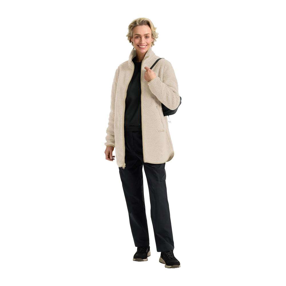 JACK WOLFSKIN High Curl Coat Women - Fleece-Mantel weich, wärmend