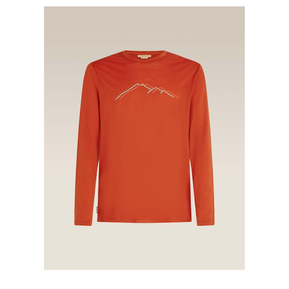 ICEBREAKER Merino 150 Tech Lite Longsleeve Tee Rain Ridge Men - Langarmshirt