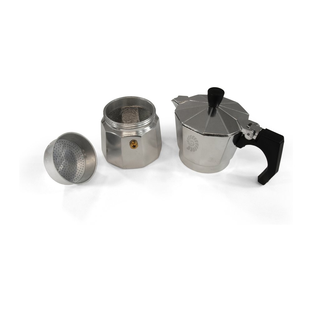 ORIGIN OUTDOORS Espresso Maker Bellanapoli - Espressokocher geeignet für Kocher und Herd