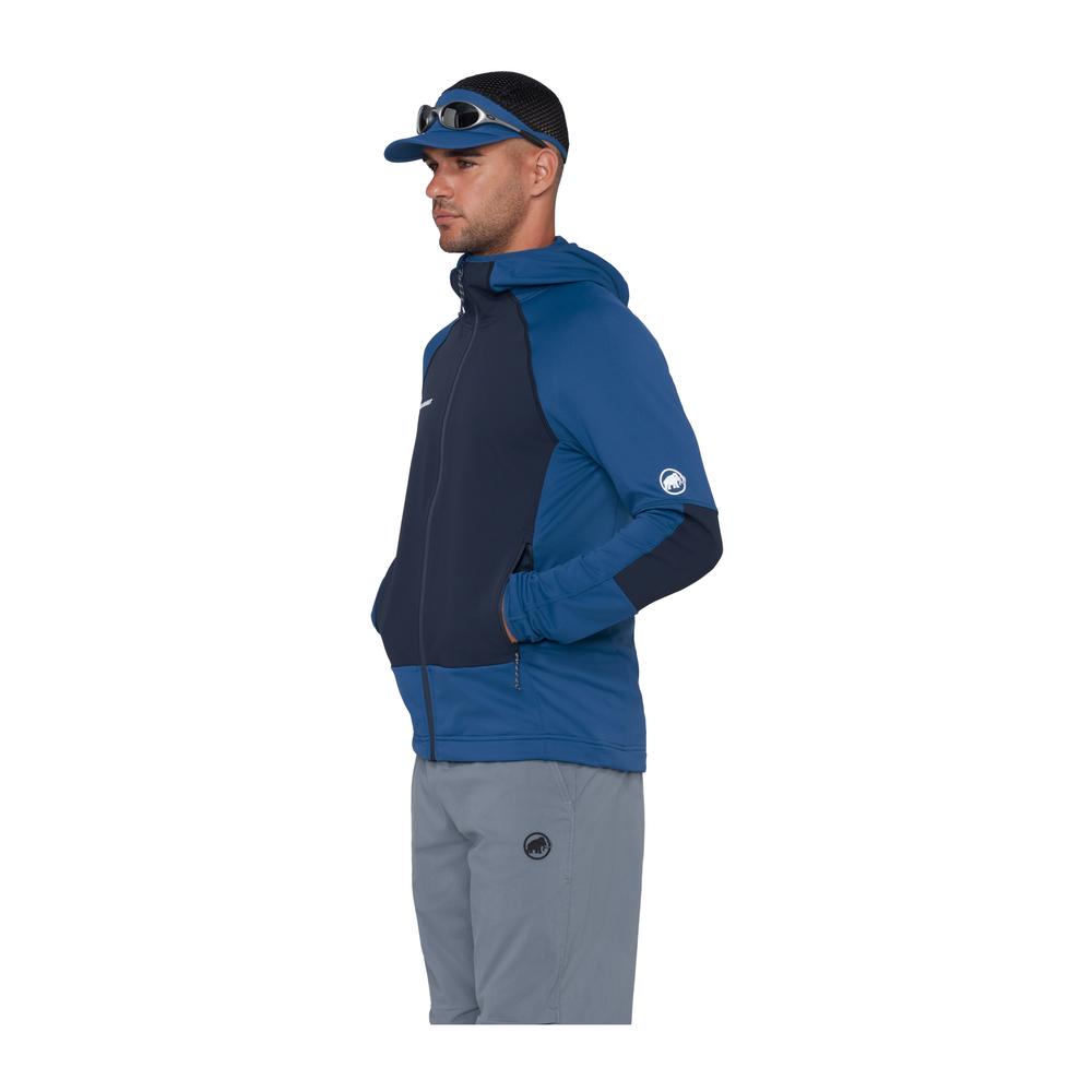 MAMMUT Massone ML Hooded Jacket Men - Kletterjacke abriebfest & windabweisend