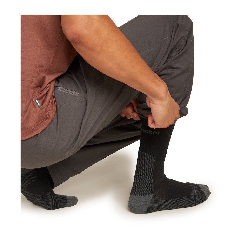 ICEBREAKER Merino Hike+ Ultralight Crew Men - Wandersocken atmungsaktiv, gepolstert