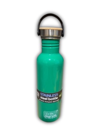 360° DEGREES Stainless Drink Bottle Bamboo Cap - Trinkflasche