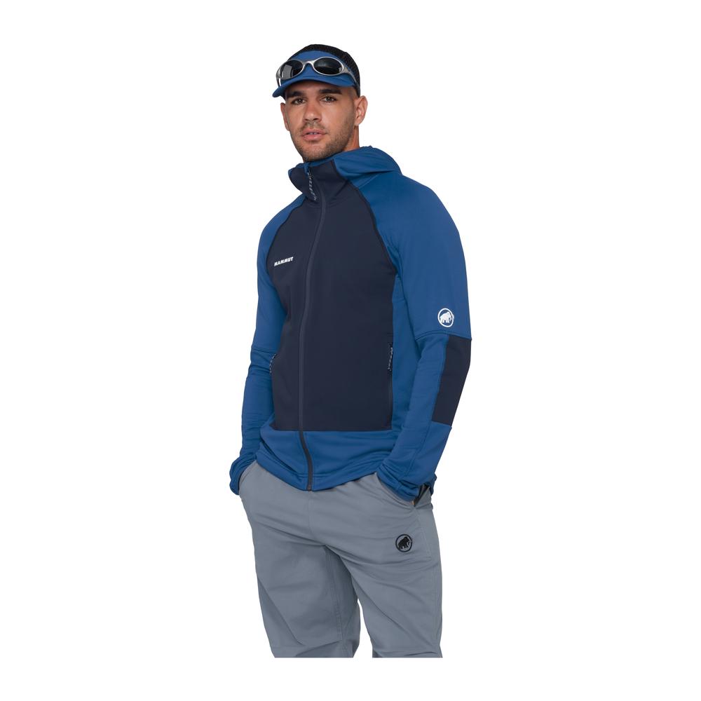 MAMMUT Massone ML Hooded Jacket Men - Kletterjacke abriebfest & windabweisend