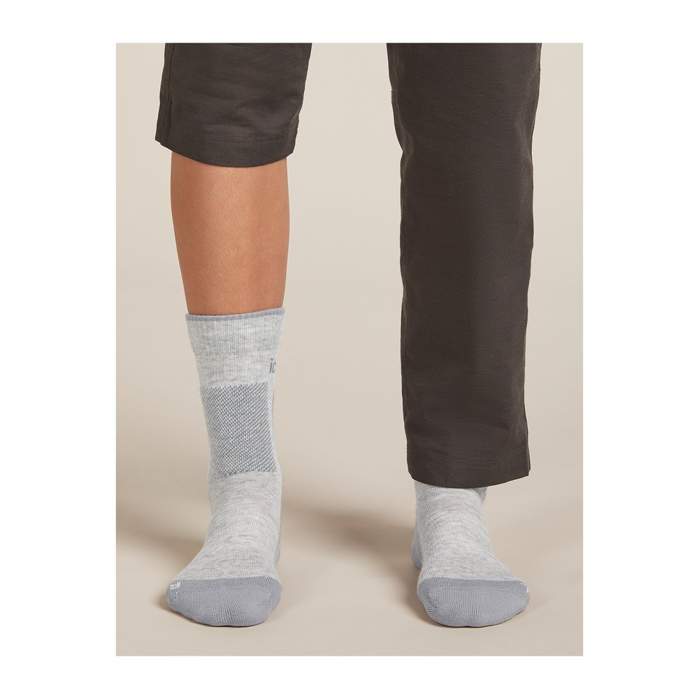 ICEBREAKER Merino Hike+ Medium Crew Women - Wandersocken geruchsabweisend und atmungsaktiv