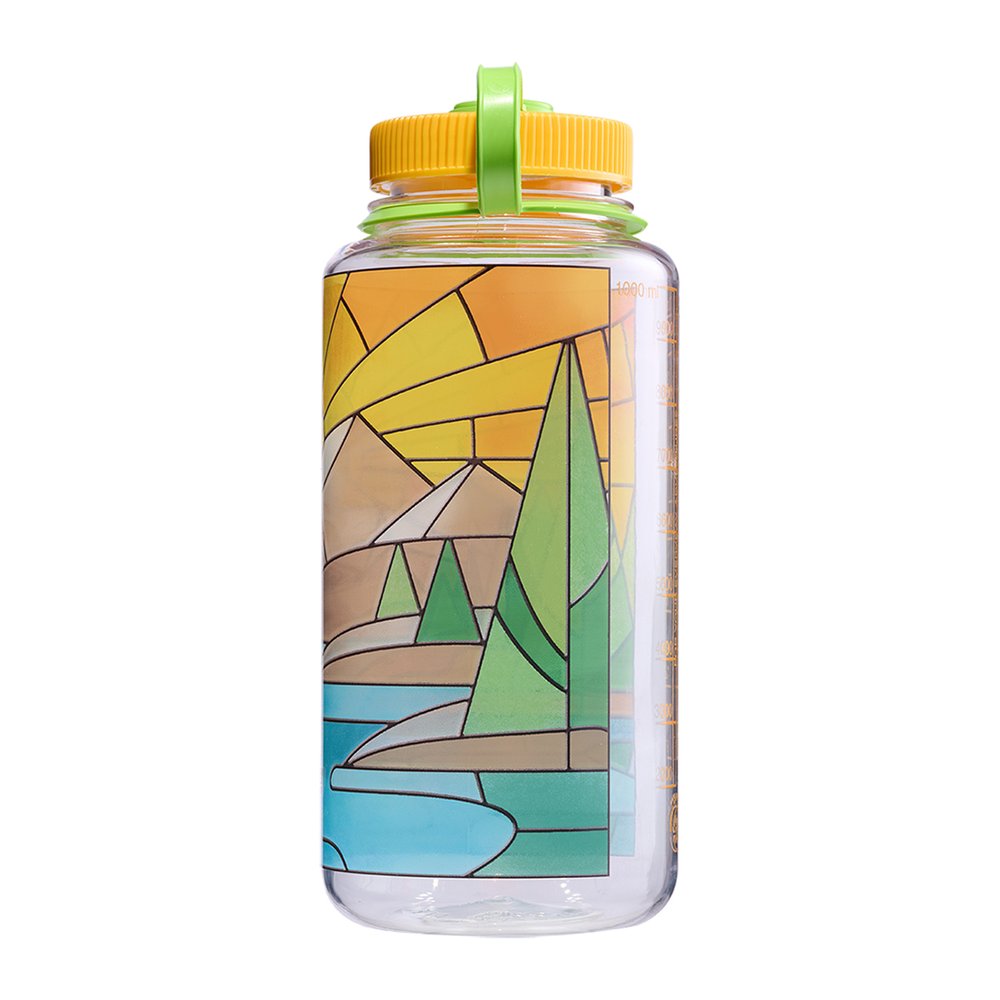 NALGENE Trinkflasche WH Sustain - Weithals-Trinkflasche absolut dicht und robust