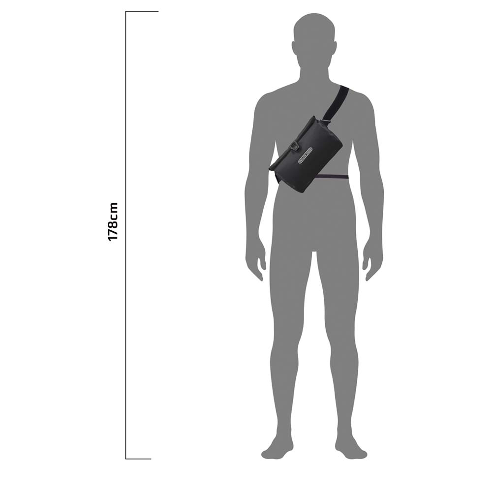 ORTLIEB Velo-Sling Flex - Lenker- und Schultertasche wasserdicht, vielseitig