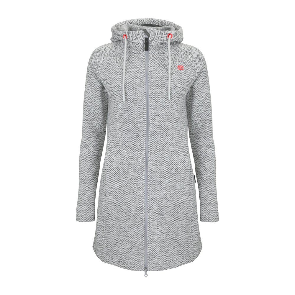 ELKLINE Durchgewärmt Women - Strickfleecejacke wärmeisoliert, verstellbare Kapuze