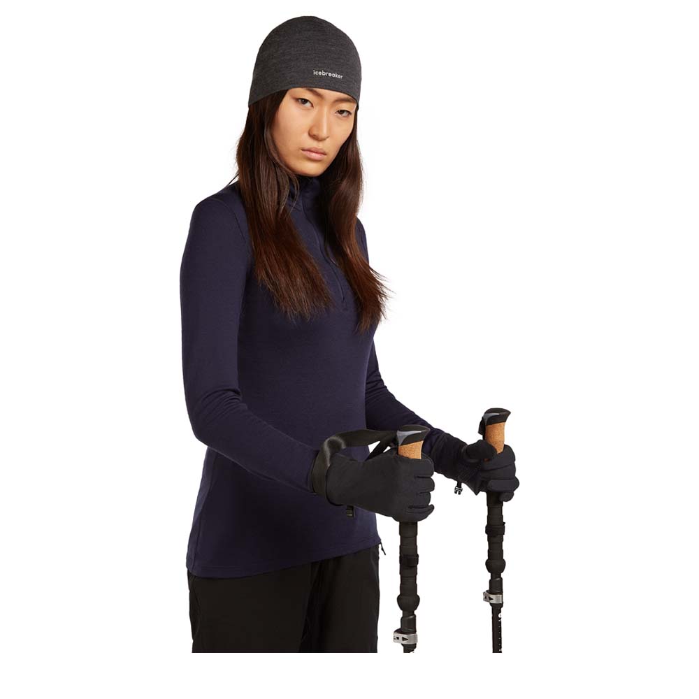ICEBREAKER Quantum Gloves Unisex – Fingerhandschuhe windabweisend, touchscreentauglich