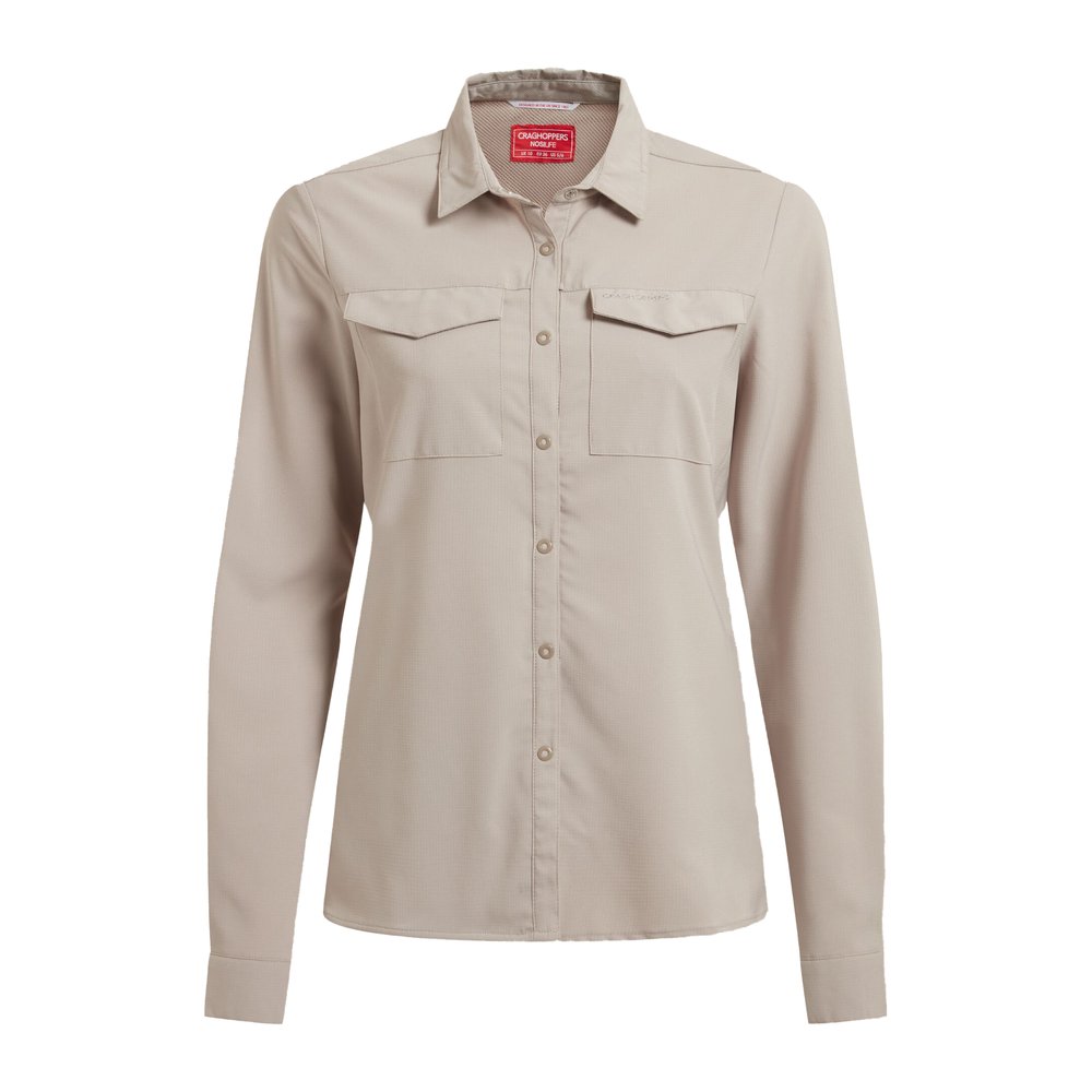 CRAGHOPPERS NosiLife Pro Long Sleeved Shirt III Women - Langarmbluse geruchshemmend, insektenabwehrend