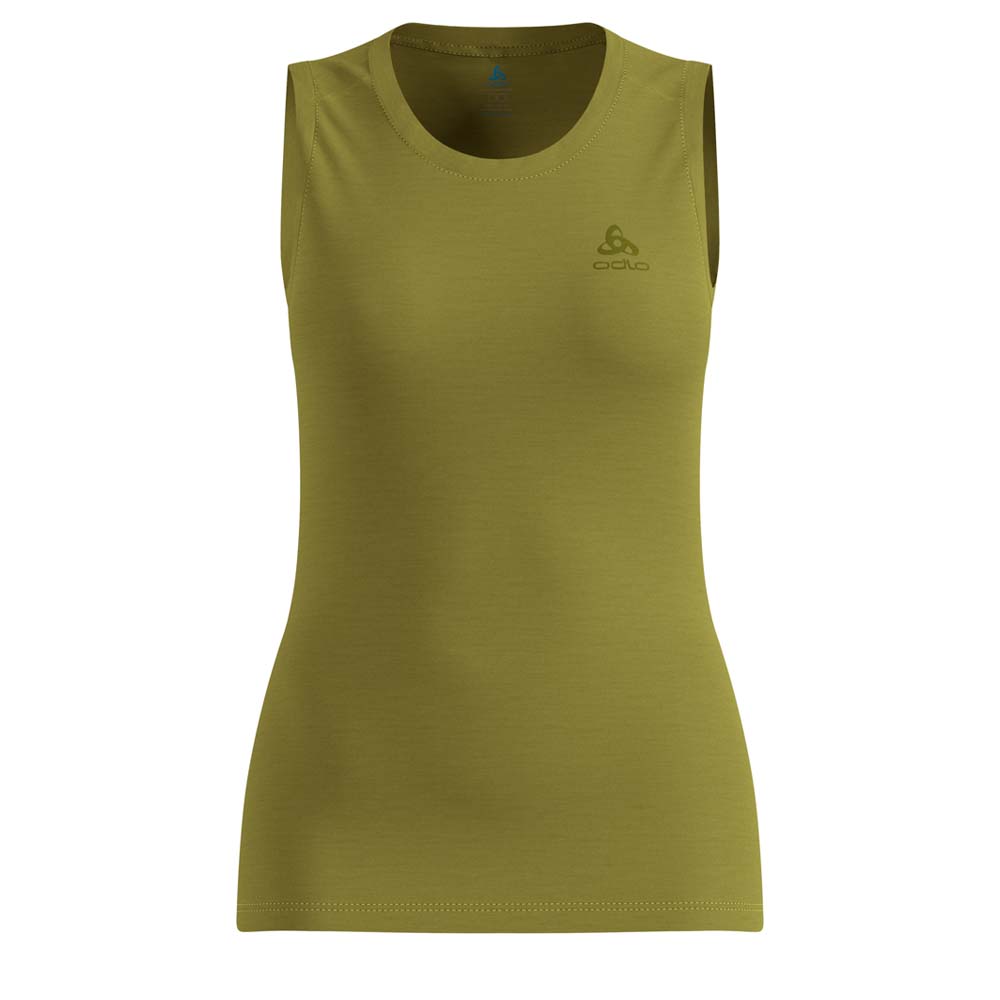 ODLO BL Top Crew Neck Singlet Merino 160 Women - Merino Funktionsunterhemd thermoregulierend und geruchsabweisend