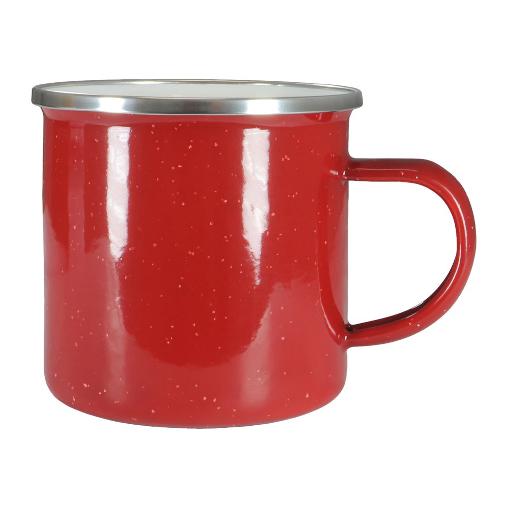 ORIGIN OUTDOORS Emaille Tasse - Emailletasse hitzebeständig und geschmacksneutral
