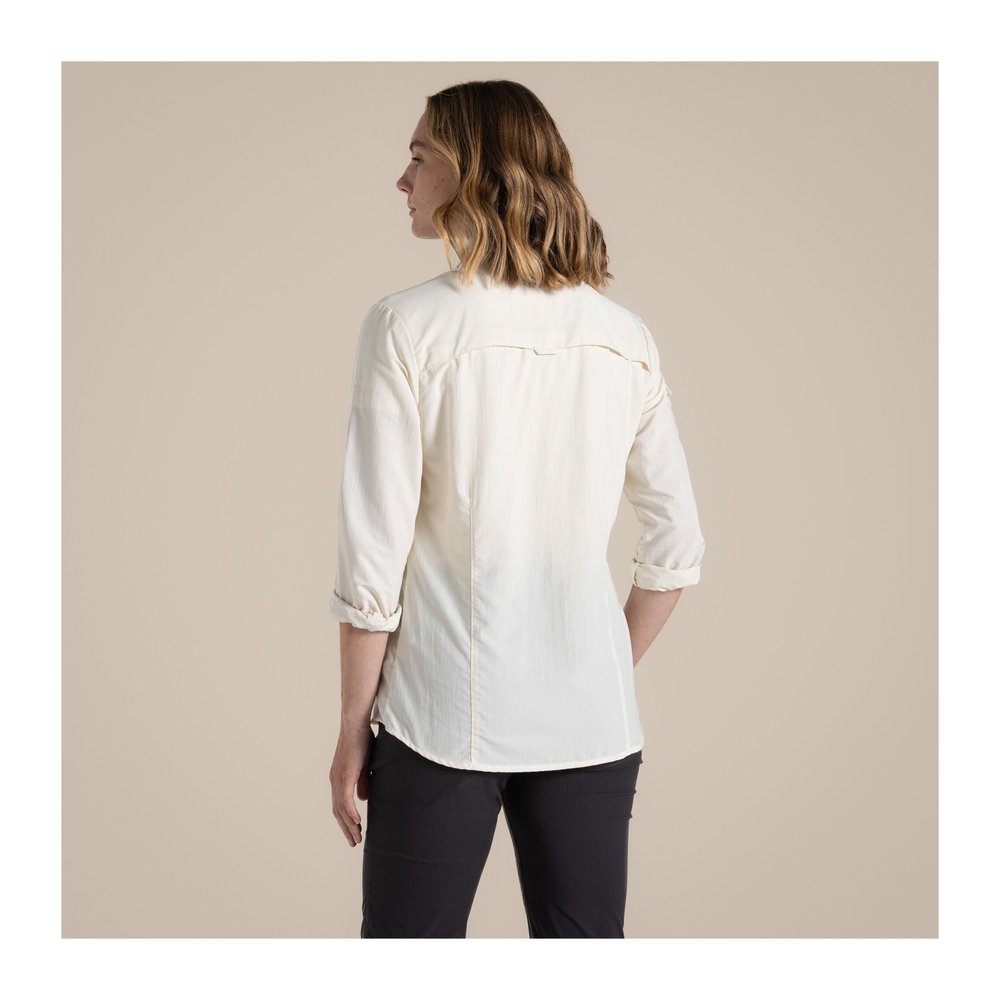 CRAGHOPPERS NosiLife Adventure Long Sleeved Shirt III Women - Langarmbluse geruchshemmend, insektenabwehrend