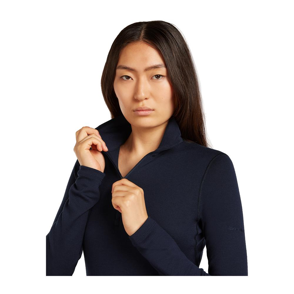ICEBREAKER Merino 260 Tech Long Sleeve Half Zip Women - Langarmshirt thermoregulierend, geruchsabweisend