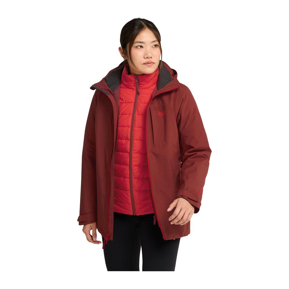 JACK WOLFSKIN Hunberg 2 3In1 Jkt Women - Doppeljacke wasserdicht, winddicht
