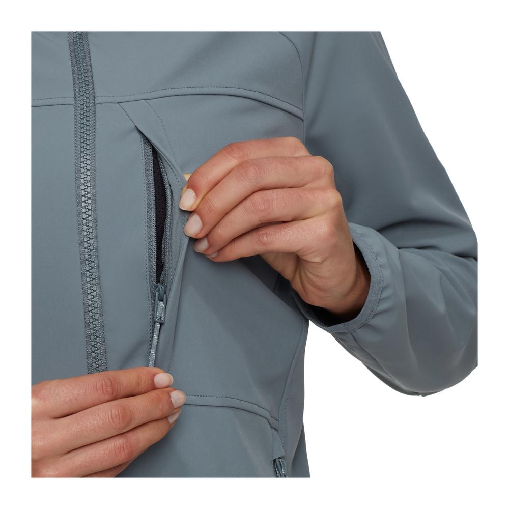 MAMMUT Ultimate Comfort SO Hooded Jacket Women - Softshelljacke winddicht & wasserabweisend