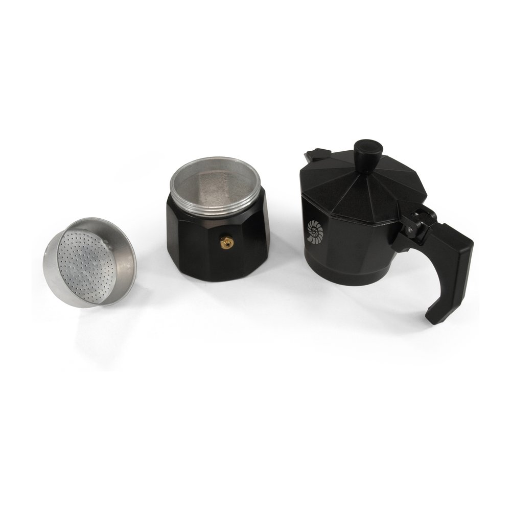 ORIGIN OUTDOORS Espresso Maker Bellanapoli - Espressokocher geeignet für Kocher und Herd