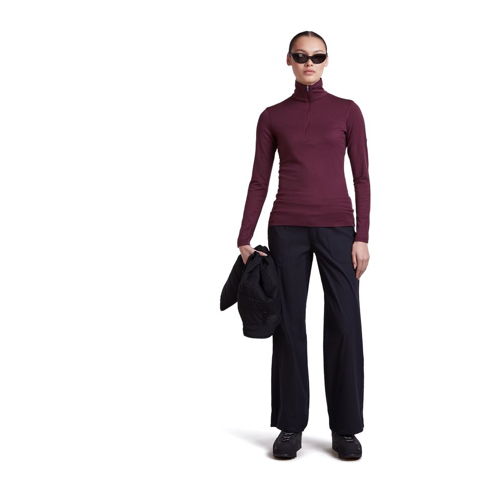 ICEBREAKER Merino 200 Oasis LS Half Zip Women - Merino-Langarmshirt geruchsabweisend, thermoregulierend