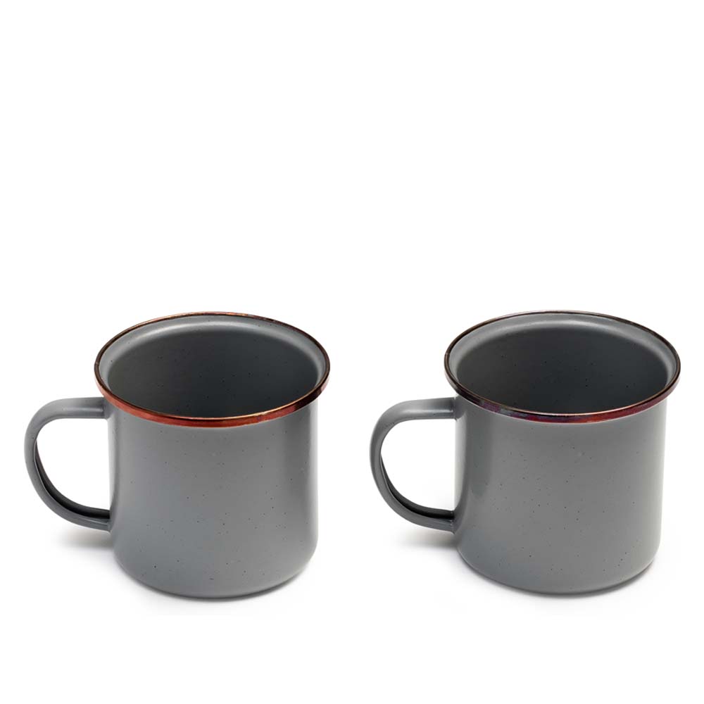 BAREBONES Cup - Tasse aus Emaille - grey2