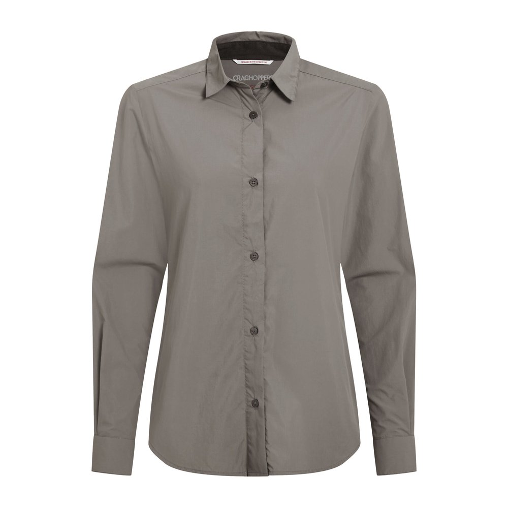 CRAGHOPPERS NosiLife Alma Long Sleeved Shirt Women - Langarmbluse geruchshemmend, insektenabwehrend