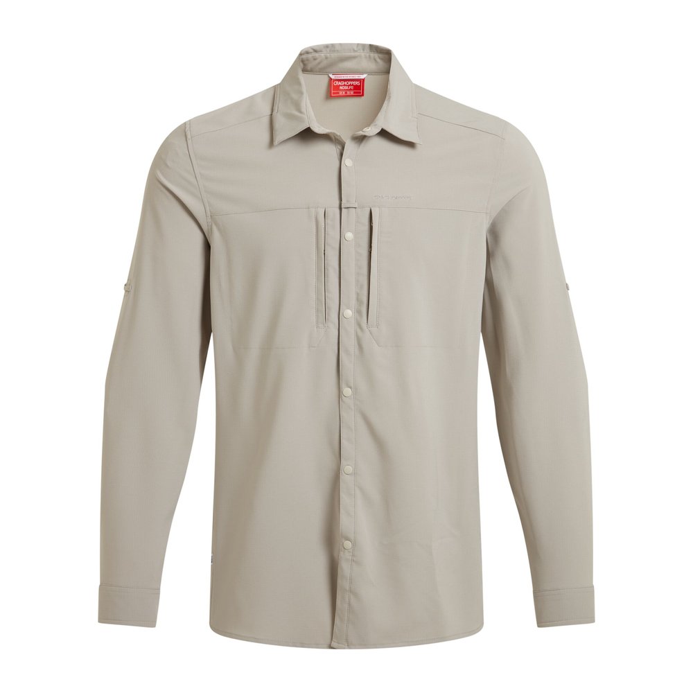 CRAGHOPPERS NosiLife Pro Long Sleeved Shirt V Men - Langarmhemd geruchshemmend, insektenabwehrend