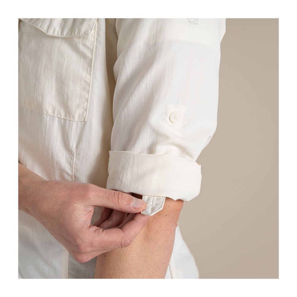 CRAGHOPPERS NosiLife Adventure Long Sleeved Shirt III Women - Langarmbluse geruchshemmend, insektenabwehrend