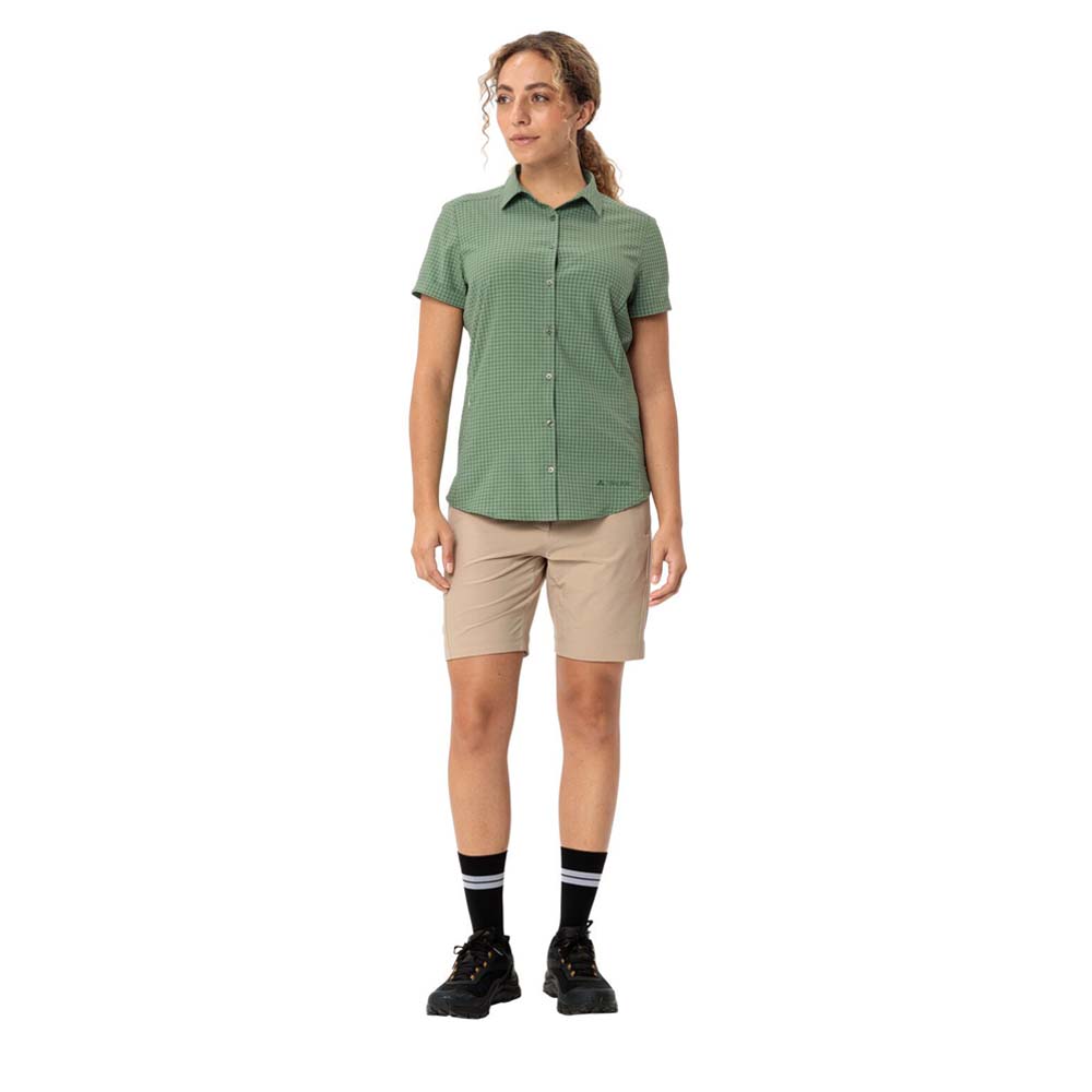 VAUDE Seiland Shirt III Women - Kurzarmbluse schnelltrocknend und pflegeleicht